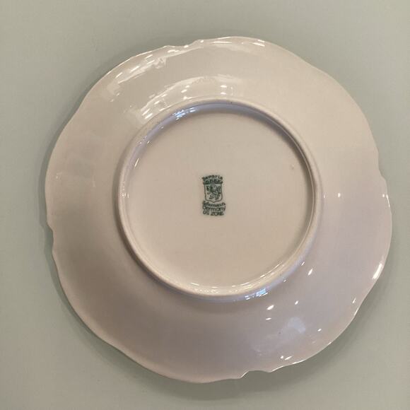 2 Vintage Fruit Plates by Bavaria Schumann US Zone - Picture 4 of 5